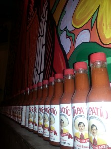 hotsauce wall burrito