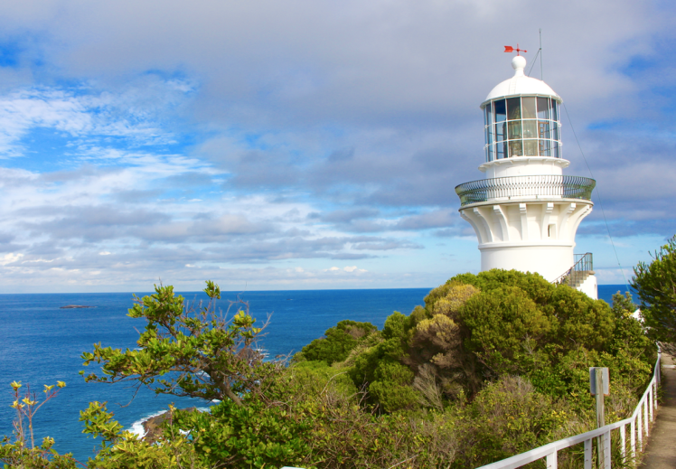 The only sign of human impact.